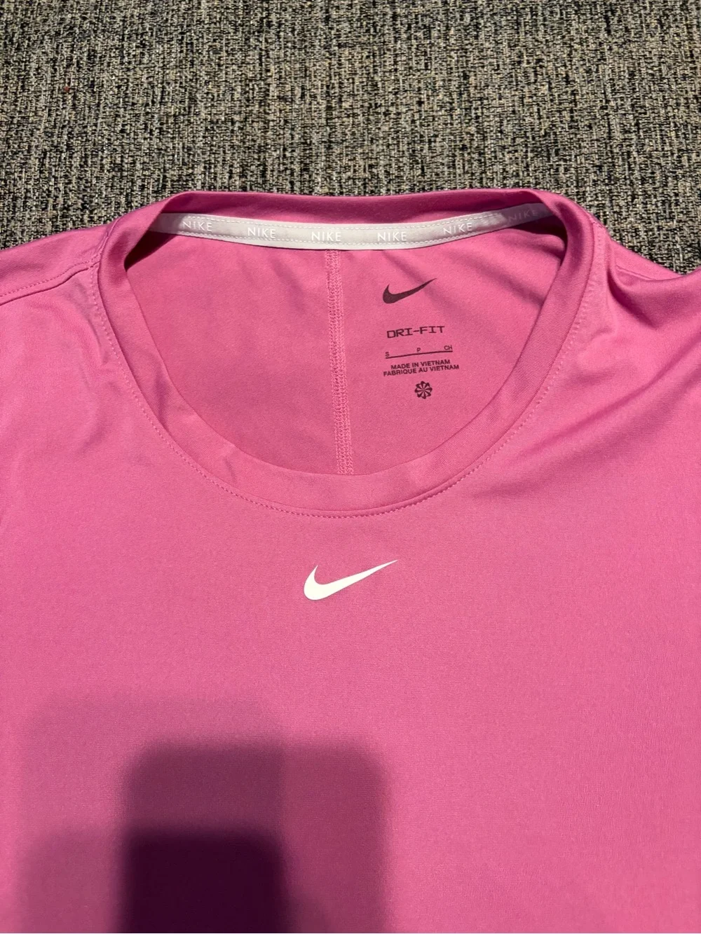 Nike Pink Women's Short Sleeve Athletic Tee - Picture 3 of 7